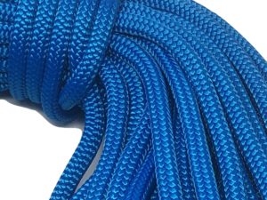 Blue Ox Rope 3/4 x 7 Feet Double Braided Nylon Rope, Gold/White