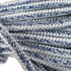 Blue Ox Rope 3/4 Inch by 150 Feet 12 Carrier 24 Strand Arborist Bull Rope,  White/Blue, Made in The USA : : DIY & Tools