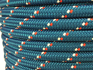 1/2 Inch Braided Polyester Rope 200 Ft Rigging Rope Tensile Strength 8000  lbs