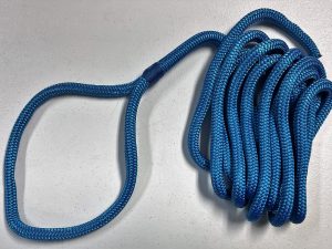  TINVHY 3/4 Inch x 150 Feet Double Braid Polyester Rope 20000Lbs  Breaking Strength Strong Pulling Rope for Tree Work Camping Swings(Blue  White) : Tools & Home Improvement