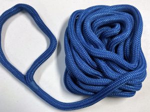 Colonial Blue 650 Coreless or Hollow Flat Nylon Cord Made in the